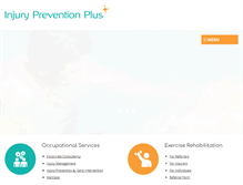 Tablet Screenshot of injurypreventionplus.com.au