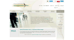 Desktop Screenshot of injurypreventionplus.com